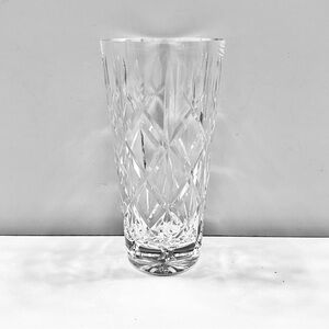 1960s WATERFORD Crystal Vase, 8” Vintage RARE Signed